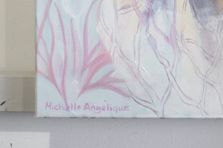 Original Abstract Portrait Painting by Michelle Angelique
