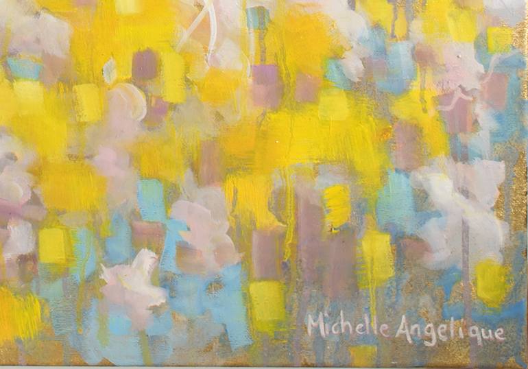 Original Abstract Portrait Painting by Michelle Angelique