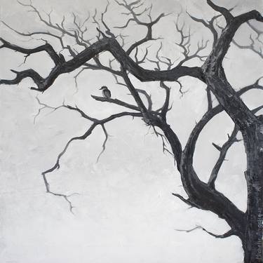 Original Abstract Tree Paintings by Michelle Angelique