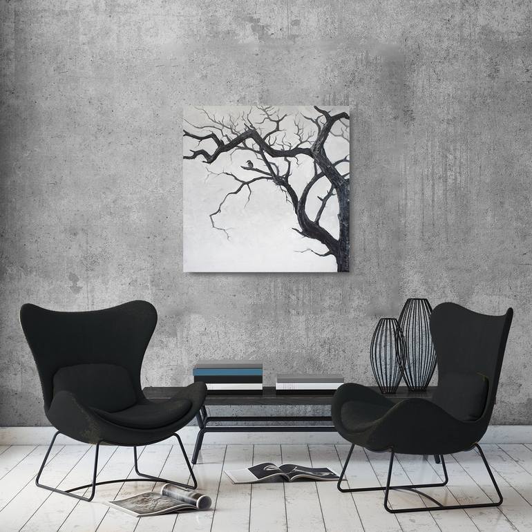 Original Abstract Tree Painting by Michelle Angelique