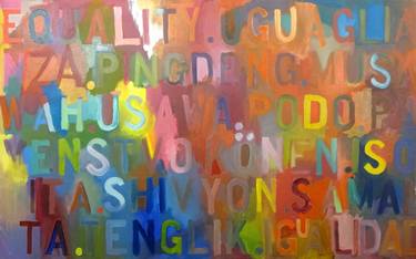 Print of Abstract Language Paintings by Matthew Priest