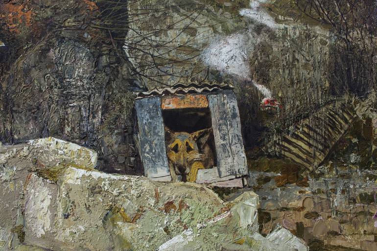 Original Figurative Landscape Painting by Konstantin Lizogub