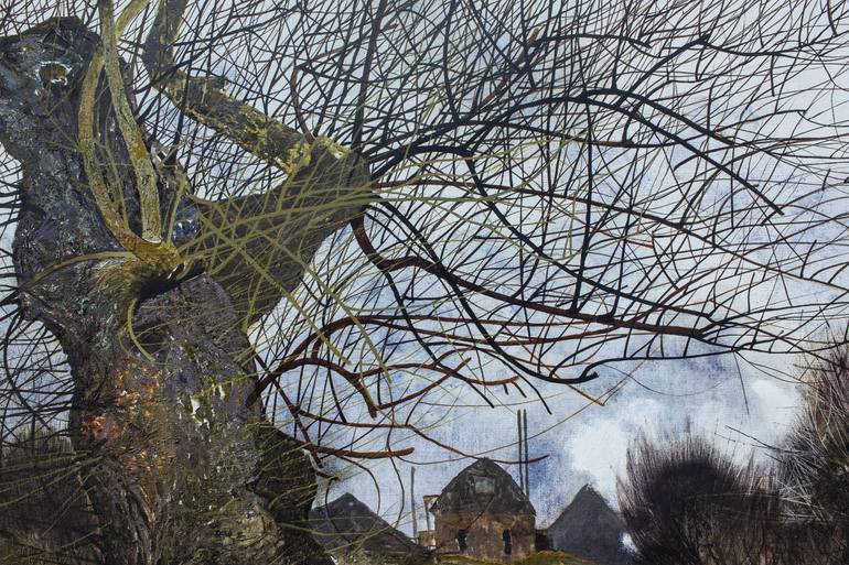 Original Figurative Landscape Painting by Konstantin Lizogub