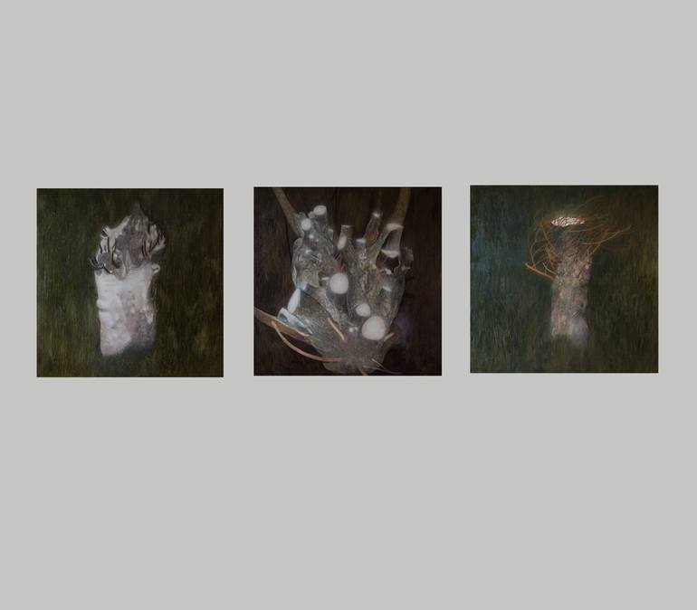 Original Conceptual Nature Painting by Konstantin Lizogub