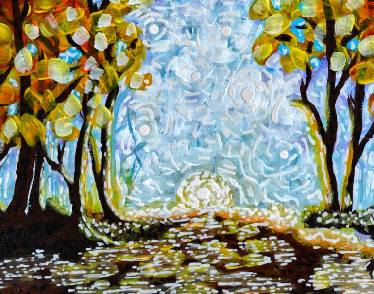 Original Abstract Expressionism Landscape Painting by Vincent Keele