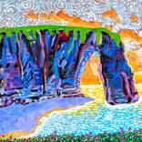 The Cliffs of Étretat by Vincent Keele