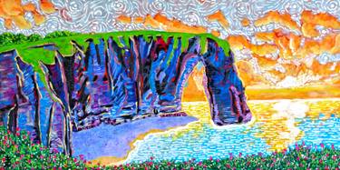 Original Impressionism Landscape Painting by Vincent Keele