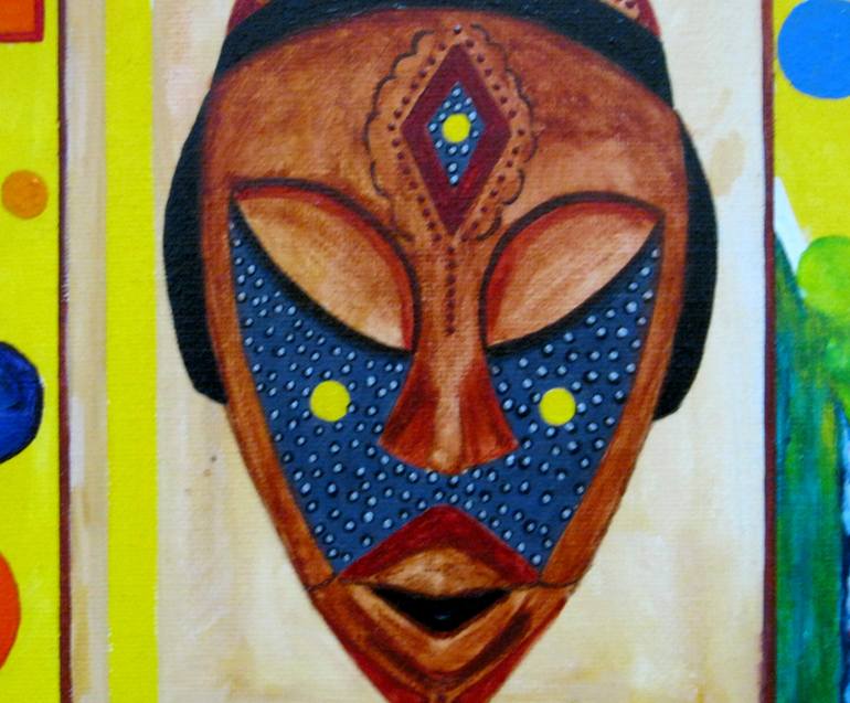 Original Cubism Geometric Painting by Vincent Keele