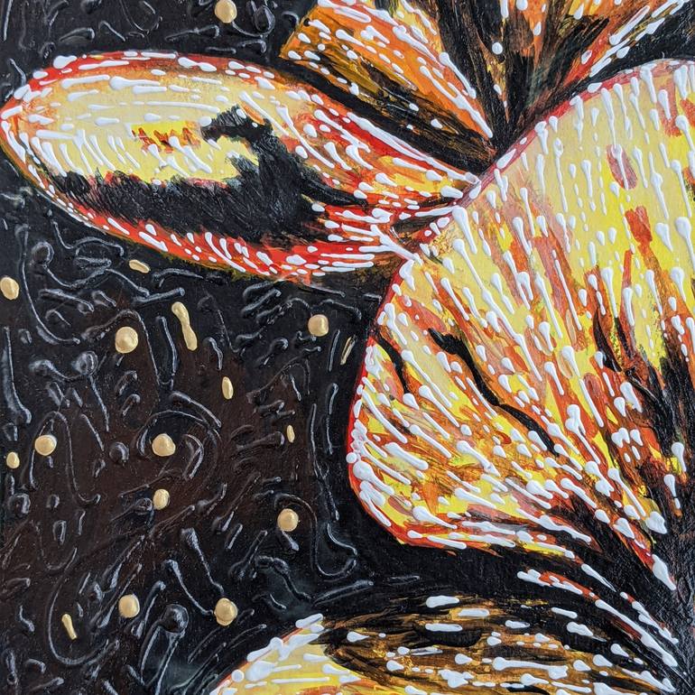 Original Abstract Expressionism Botanic Painting by Vincent Keele