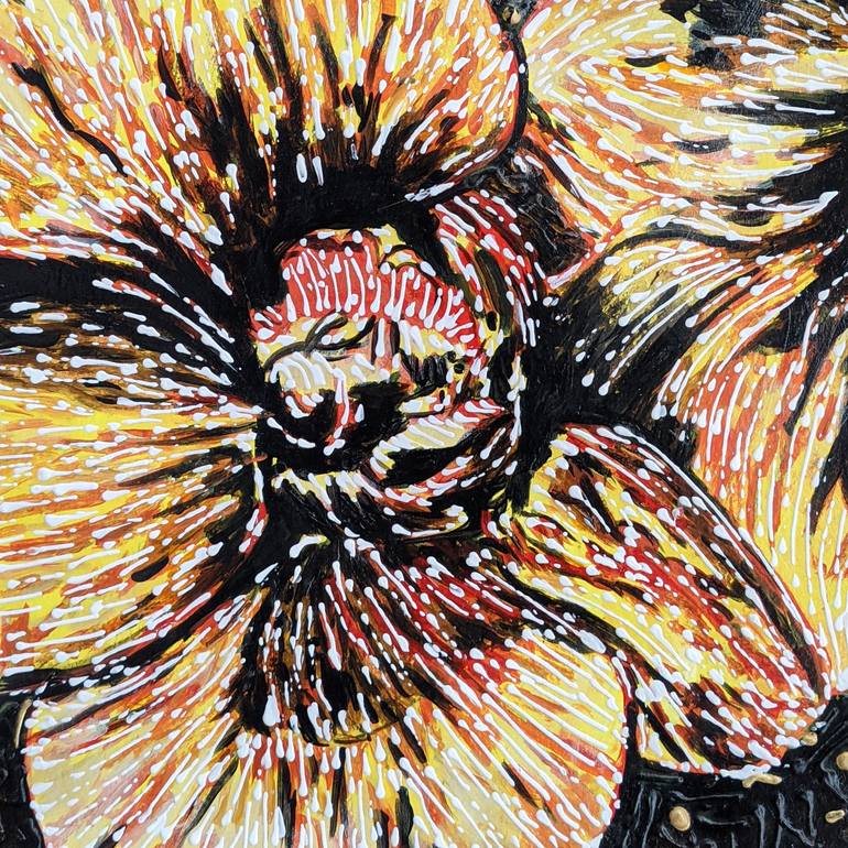 Original Abstract Expressionism Botanic Painting by Vincent Keele
