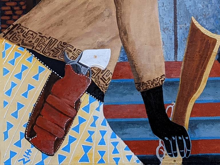 Original Expressionism People Painting by Vincent Keele