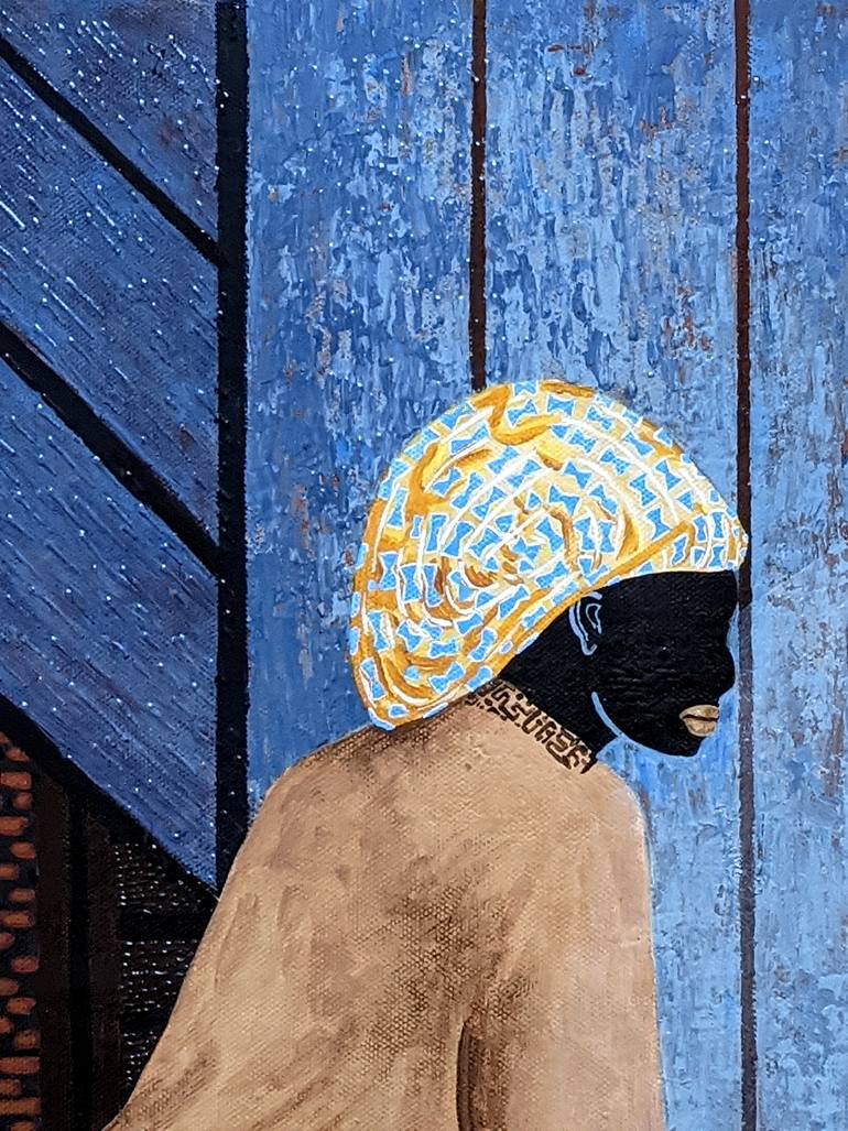 Original Expressionism People Painting by Vincent Keele