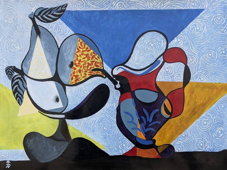 Print of Cubism Still Life Paintings by Vincent Keele