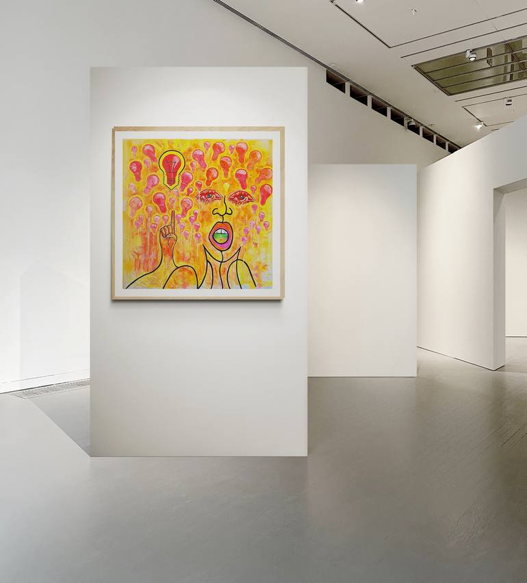 Original Abstract Light Painting by Millsy Art Natalie Mills