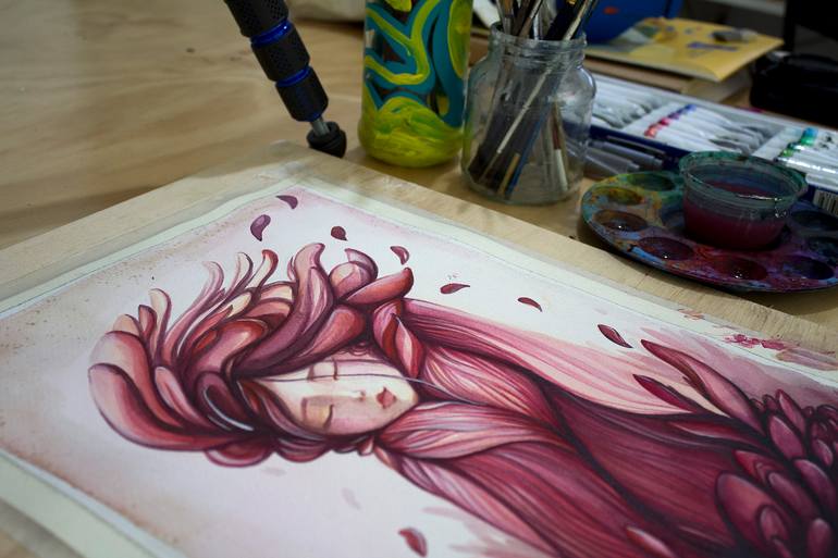 Original Conceptual Women Painting by Josymar Arteaga