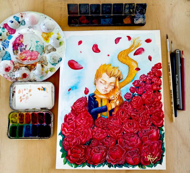 Original Figurative Pop Culture/Celebrity Painting by Josymar Arteaga