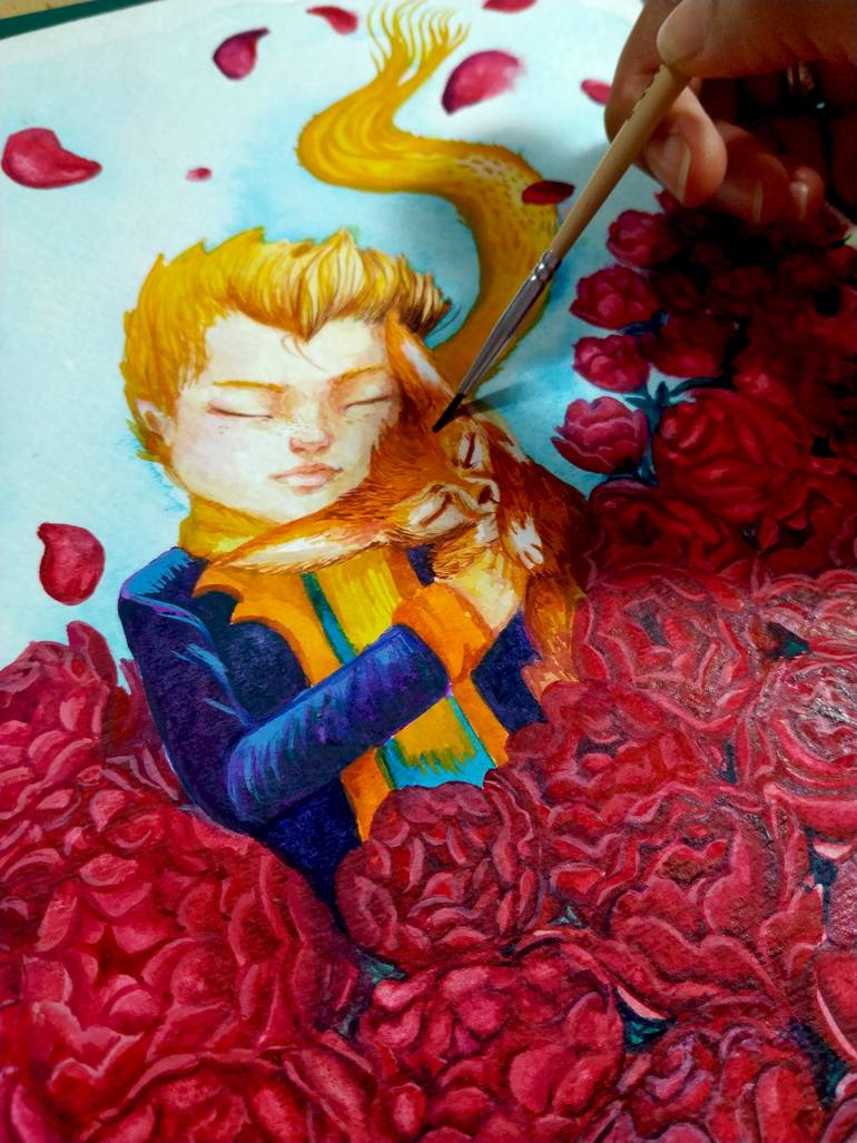 Original Figurative Pop Culture/Celebrity Painting by Josymar Arteaga