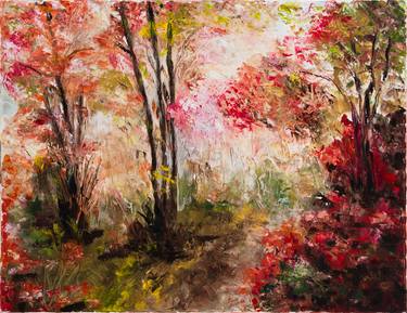 Original Impressionism Landscape Paintings by shulamit HAIMSOHN