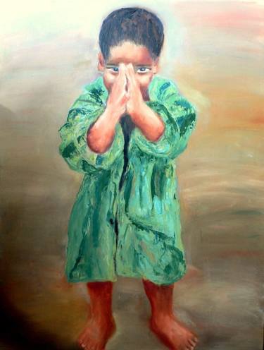 Original Realism People Paintings by shulamit HAIMSOHN