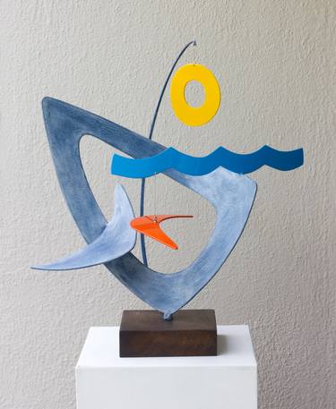 Original Minimalism Abstract Sculpture by Paul Stein