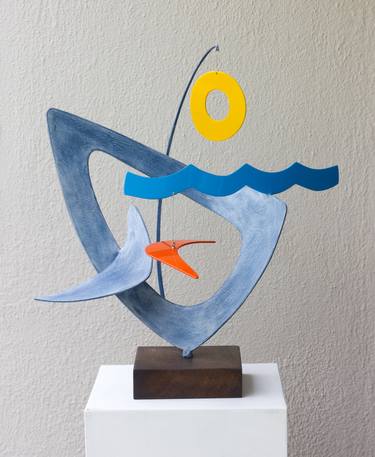 Original Abstract Sculpture by Paul Stein