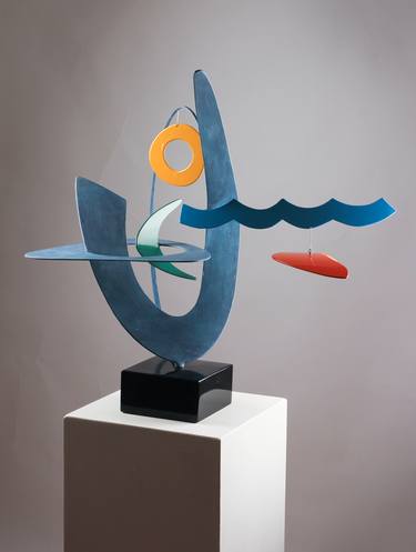 Original Abstract Sculpture by Paul Stein