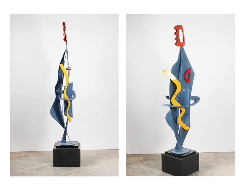 Original Abstract Sculpture by Paul Stein