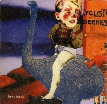 Original Abstract Animal Collage by Andrea Forlani