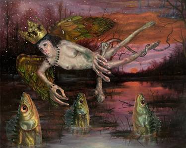 Original Surrealism Fantasy Paintings by Nojus Petrauskas