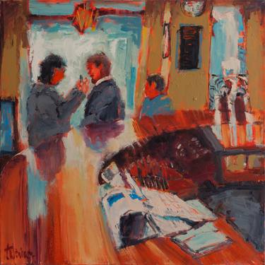 Original Expressionism Architecture Paintings by Donna Talerico