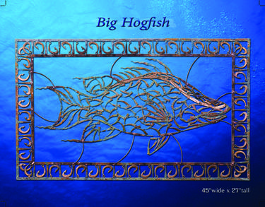 Saatchi Art Artist Darren Johnson; Sculpture, “big hogfish” #art