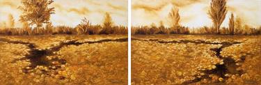 Golden Pond 1,2 (Diptych) thumb
