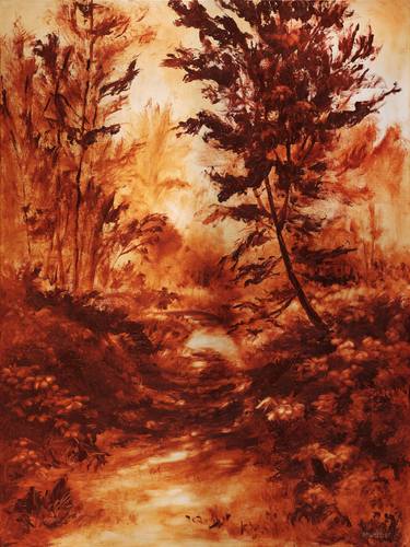 Print of Expressionism Landscape Paintings by Marion Webber