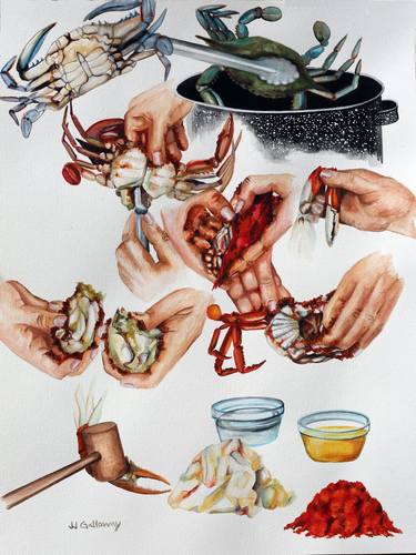 Print of Documentary Food & Drink Paintings by JJ Galloway