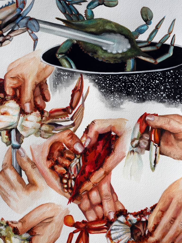 Original Documentary Food & Drink Painting by Jj Galloway