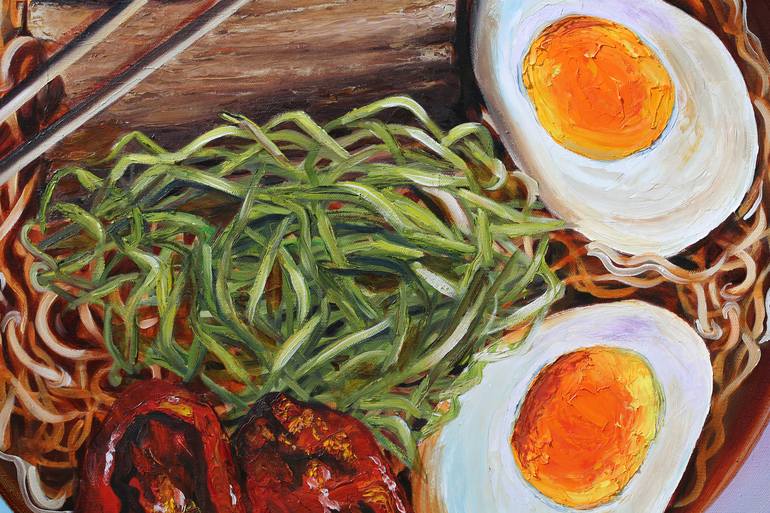 Original Realism Food Painting by Jill J