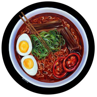 Original Pop Art Food & Drink Paintings by Jill J