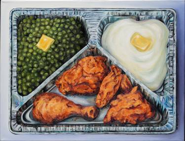 Saatchi Art Artist JJ Galloway; Painting, “TV Dinner” #art