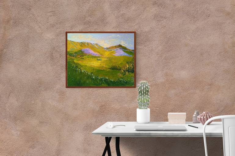 Original Impressionism Landscape Painting by Merry Seeker