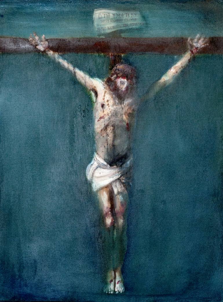 Crucifixion in Blue