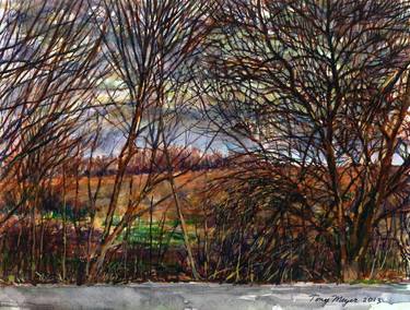 Print of Realism Tree Paintings by Tony Meyer