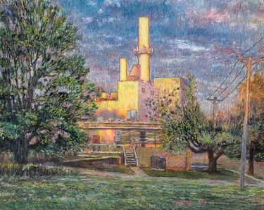 Print of Impressionism Architecture Paintings by Tony Meyer