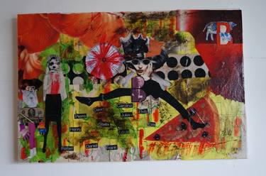 Original Abstract Collage by Sérgio Lopes
