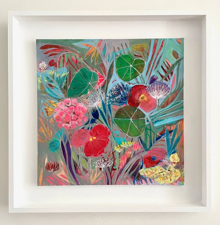 Original Fine Art Floral Painting by shyama ruffell