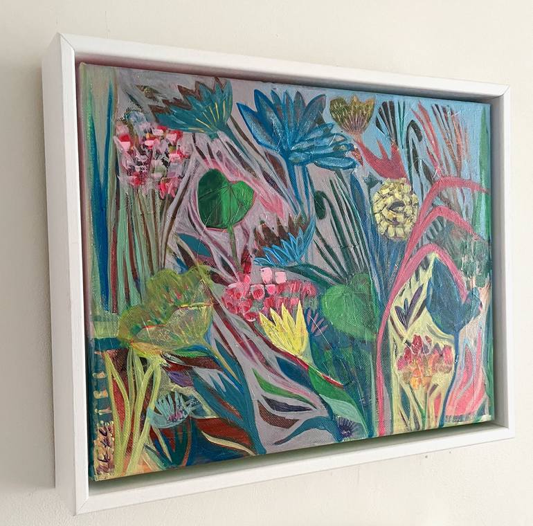 Original Fine Art Floral Painting by shyama ruffell