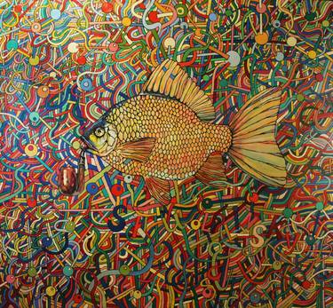 Original Fine Art Fish Paintings by Vyacheslav Cherepynsky