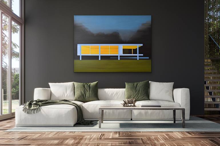 Original Contemporary Architecture Painting by Cécile van Hanja