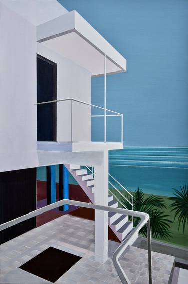 Original Contemporary Architecture Paintings by Cécile van Hanja