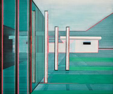 Print of Contemporary Architecture Paintings by Cécile van Hanja