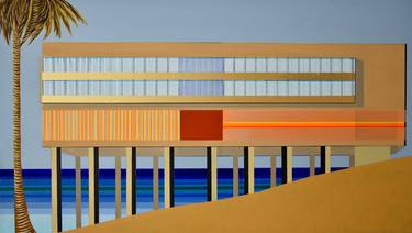 Print of Contemporary Architecture Paintings by Cécile van Hanja